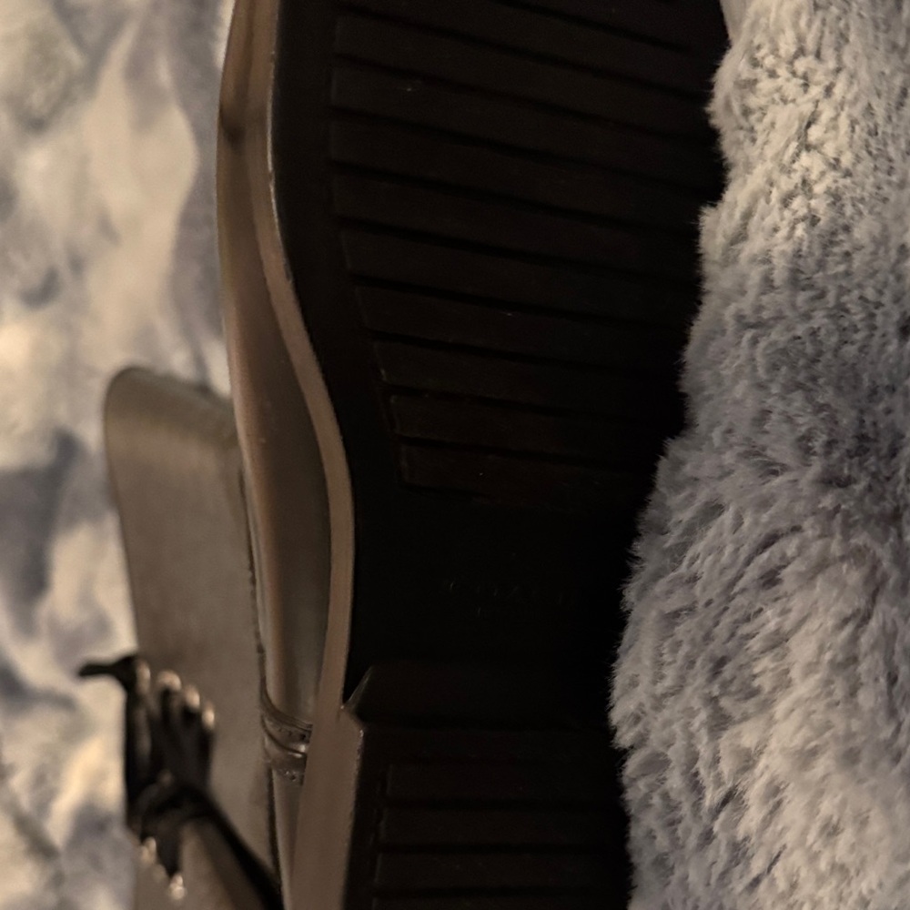 Coach Black and Dark Gray Winter Boots - Picture 3 of 5